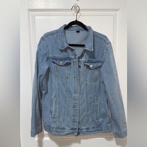 SHEIN Light Blue Denim Jacket